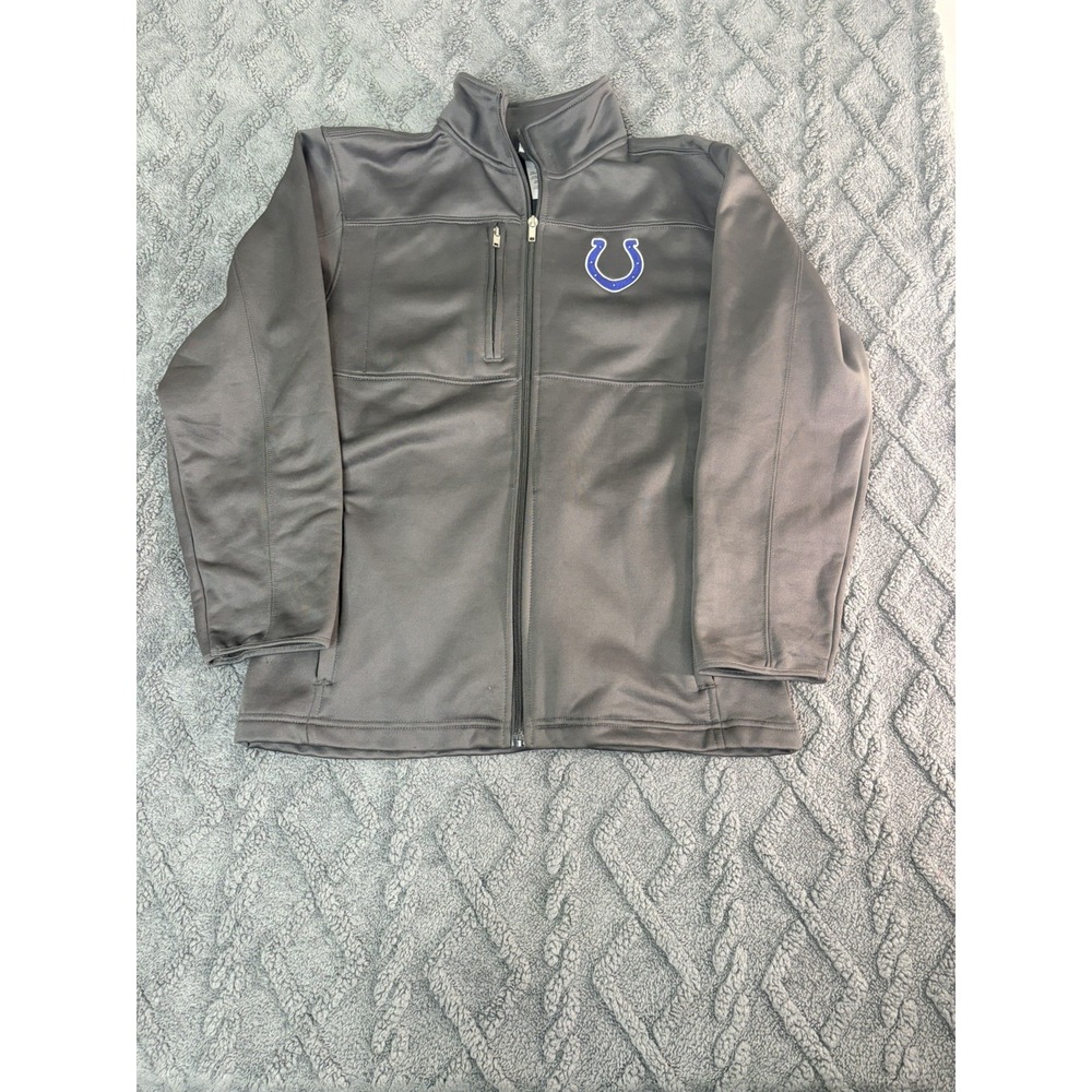 VTG Indianapolis Colts Jacket Youth Large NFL Football Softshell Full Zip